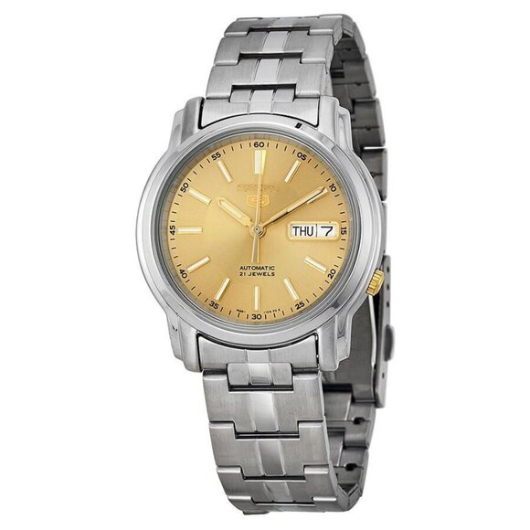 NWT Seiko Fashion Men's Automatic Steel Authentic Watch - Picture 1 of 4